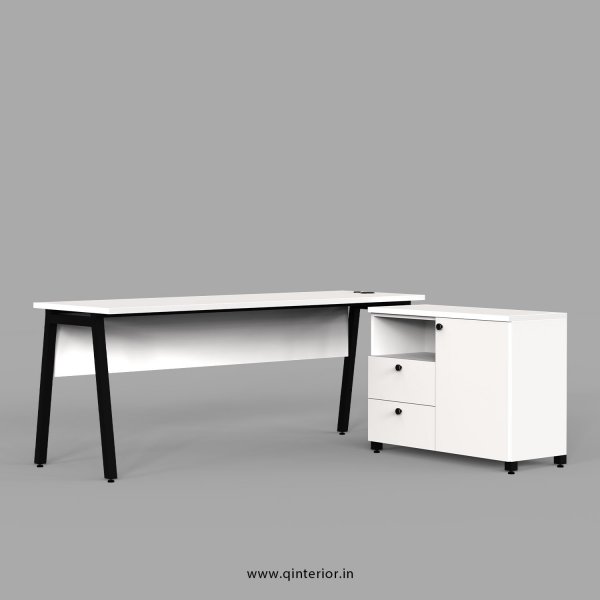 Berg Executive Table in White Finish - OET117 C4