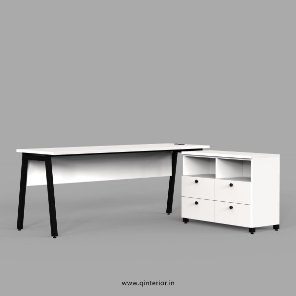 Berg Executive Table in White Finish - OET109 C4