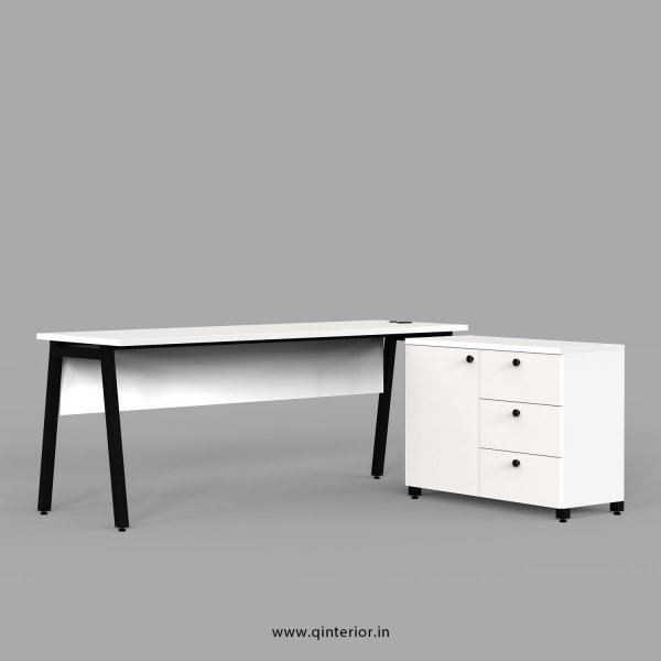 Berg Executive Table in White Finish - OET106 C4