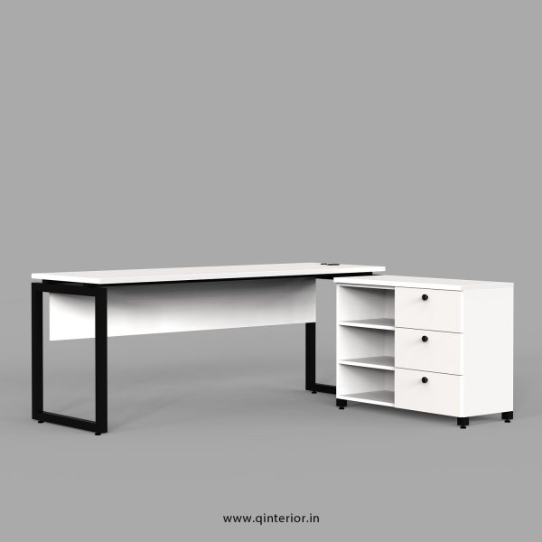 Aaron Executive Table in White Finish - OET112 C4