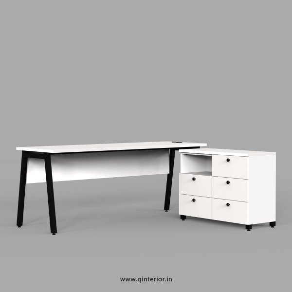 Berg Executive Table in White Finish - OET108 C4