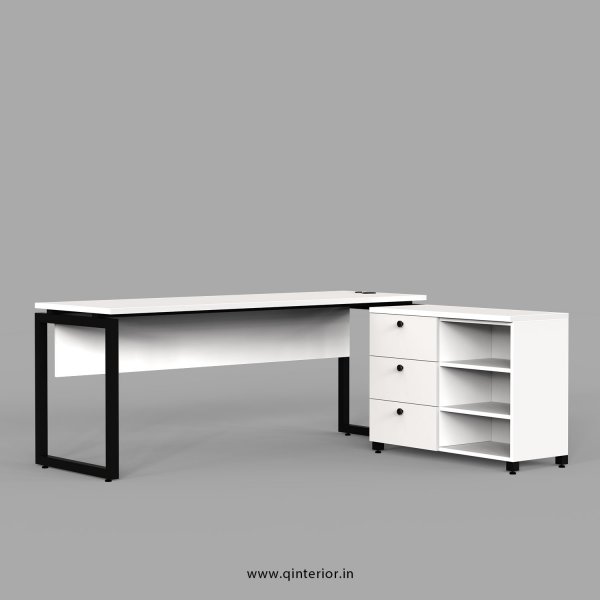 Aaron Executive Table in White Finish - OET111 C4