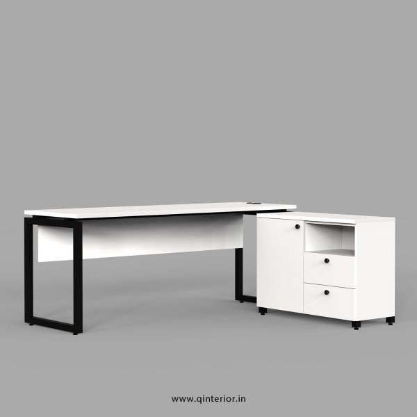 Aaron Executive Table in White Finish - OET118 C4
