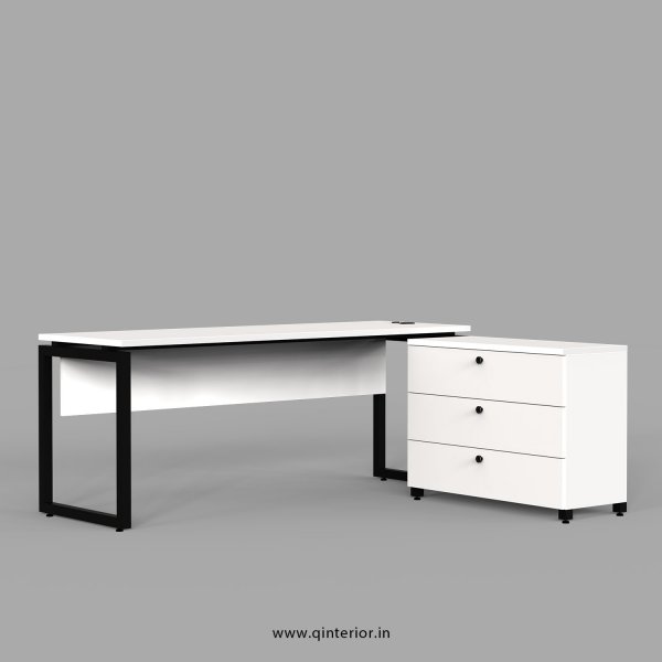 Aaron Executive Table in White Finish - OET103 C4