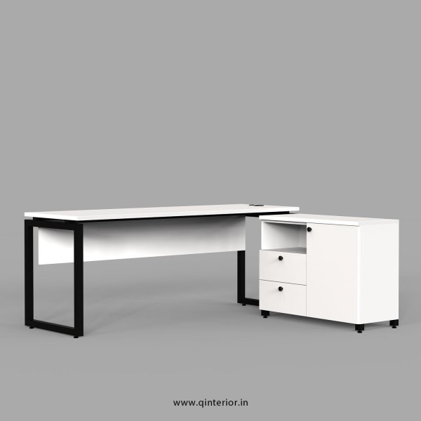 Aaron Executive Table in White Finish - OET117 C4