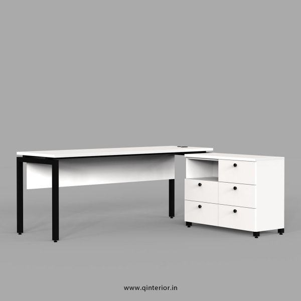 Montel Executive Table in White Finish - OET108 C4