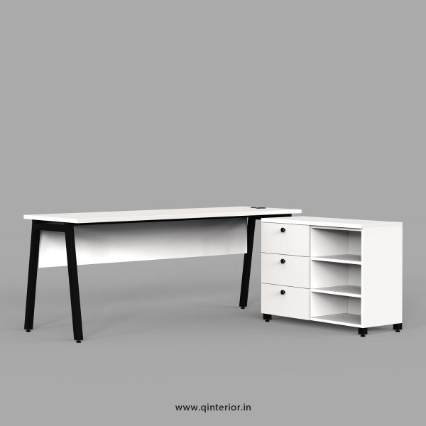 Berg Executive Table in White Finish - OET111 C4