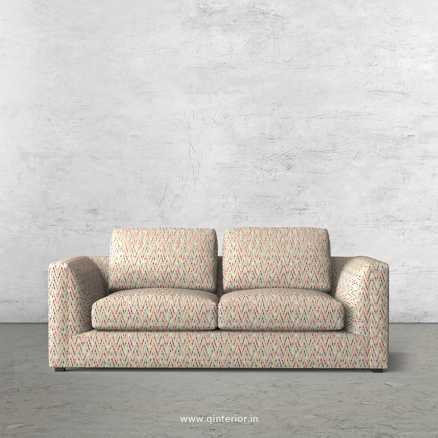 IRVINE 2 Seater Sofa in Bargello Fabric - SFA003 BG10