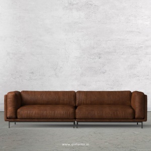 Estro 4 Seater Sofa in Fab Leather Fabric - SFA007 FL09