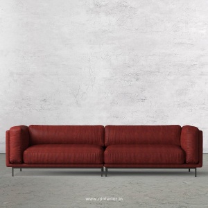 Estro 4 Seater Sofa in Fab Leather Fabric - SFA007 FL08