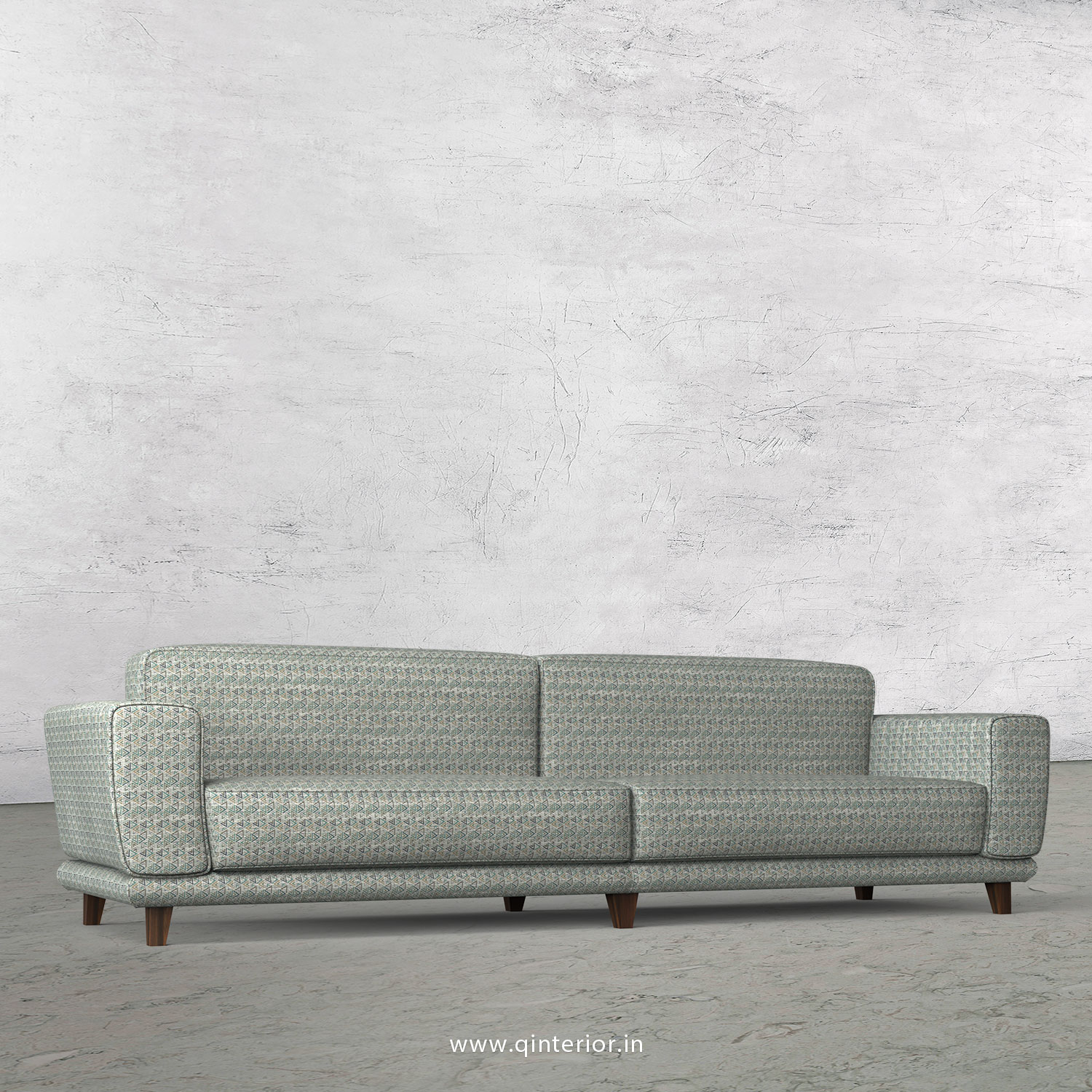 Avana 4 Seater Sofa in Jacquard Fabric - SFA008 JQ25