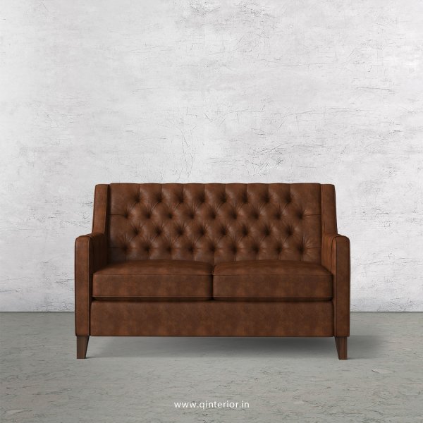 Eligence 2 Seater Sofa in Fab Leather Fabric - SFA011 FL09