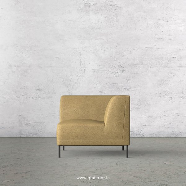 Luxura 1 Seater Modular Sofa in Fab Leather Fabric - MSFA004 FL01