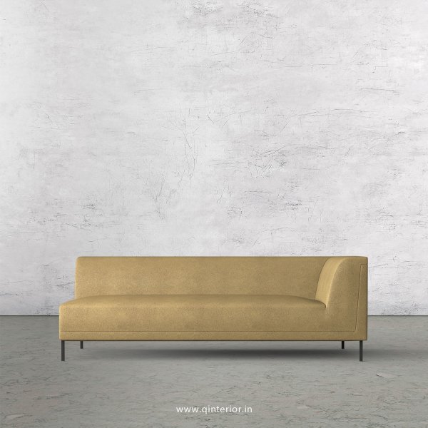 Luxura 3 Seater Modular Sofa in Fab Leather Fabric - MSFA006 FL01