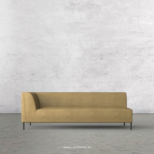 Luxura 3 Seater Modular Sofa in Fab Leather Fabric - MSFA003 FL01