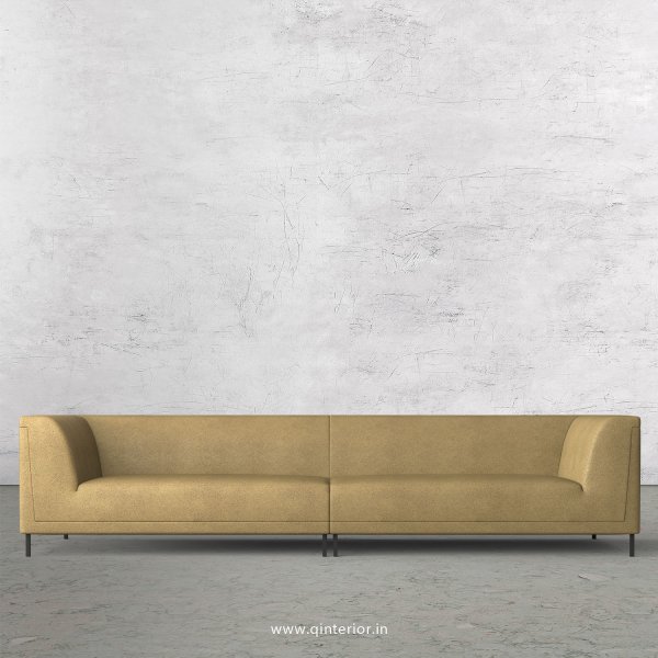 LUXURA 4 Seater Sofa in Fab Leather Fabric - SFA017 FL01