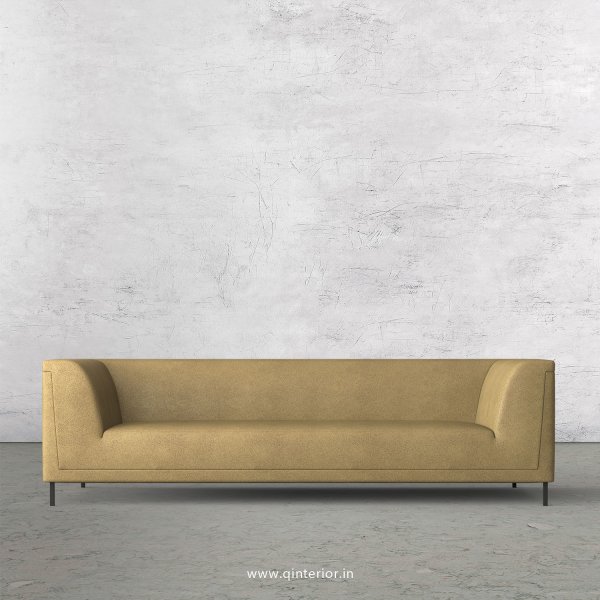LUXURA 3 Seater Sofa in Fab Leather Fabric - SFA017 FL01