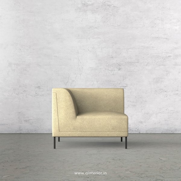Luxura 1 Seater Modular Sofa in Fab Leather Fabric - MSFA001 FL10
