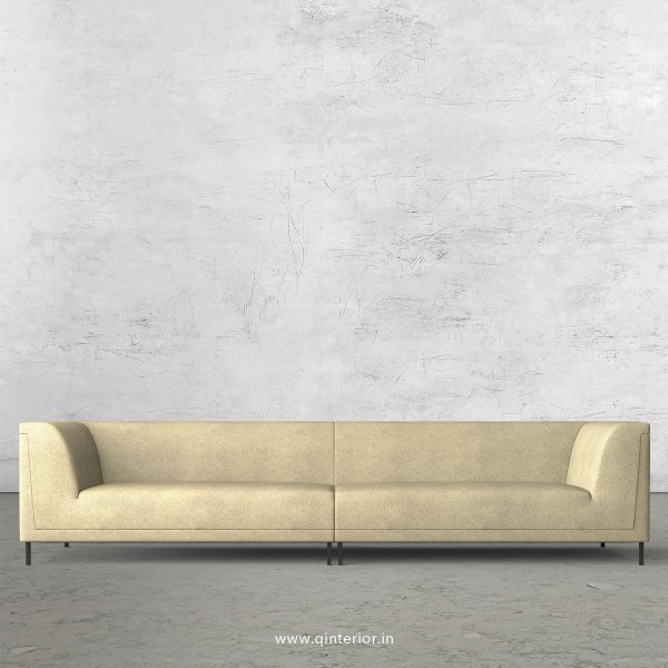 LUXURA 4 Seater Sofa in Fab Leather Fabric - SFA017 FL10