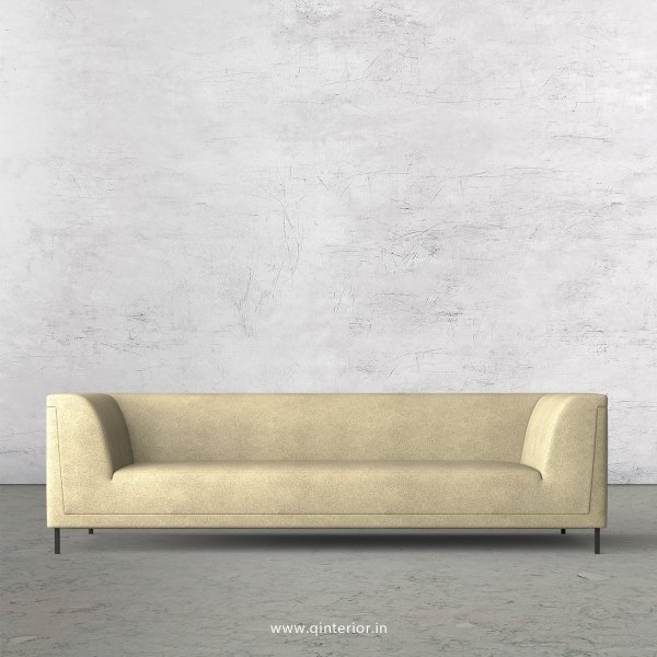LUXURA 3 Seater Sofa in Fab Leather Fabric - SFA017 FL10
