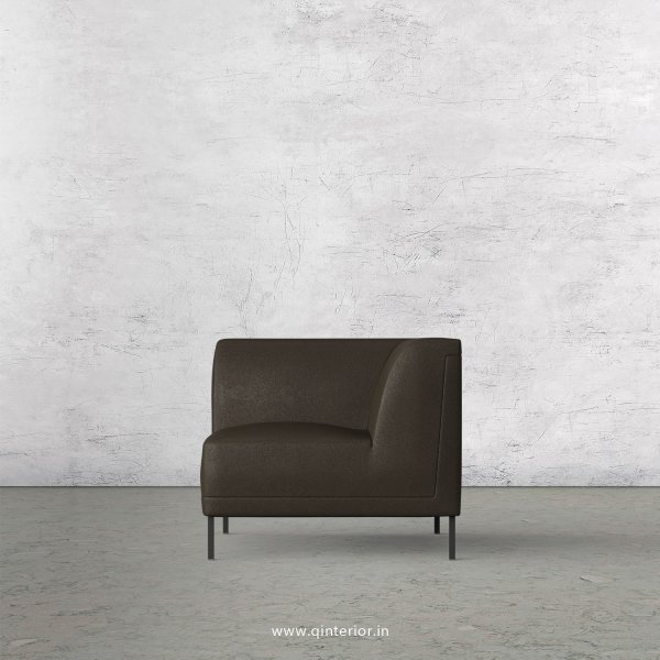 Luxura 1 Seater Modular Sofa in Fab Leather Fabric - MSFA004 FL11