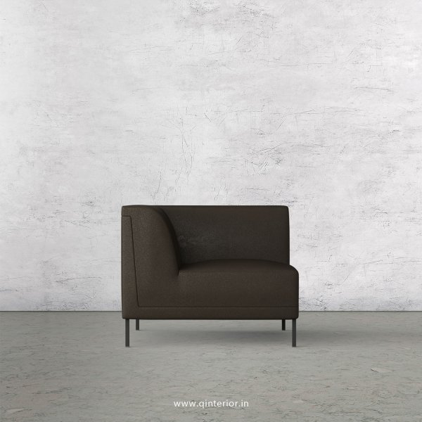 Luxura 1 Seater Modular Sofa in Fab Leather Fabric - MSFA001 FL11