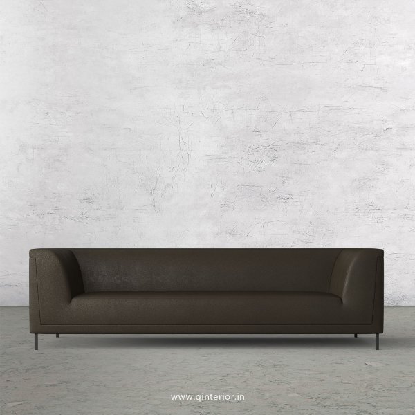 LUXURA 3 Seater Sofa in Fab Leather Fabric - SFA017 FL11
