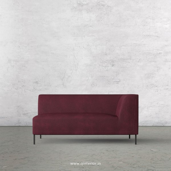 Luxura 2 Seater Modular Sofa in Fab Leather Fabric - MSFA005 FL12