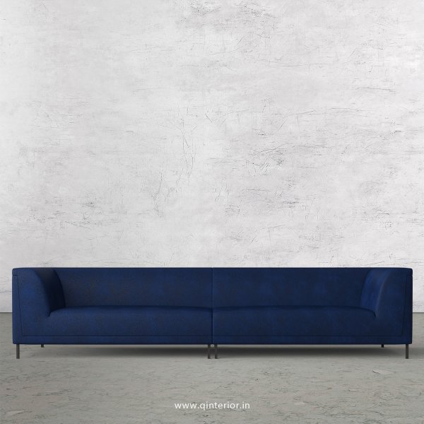 LUXURA 4 Seater Sofa in Fab Leather Fabric - SFA017 FL13