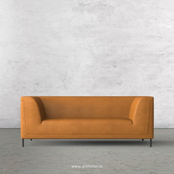 LUXURA 2 Seater Sofa in Fab Leather Fabric - SFA017 FL14