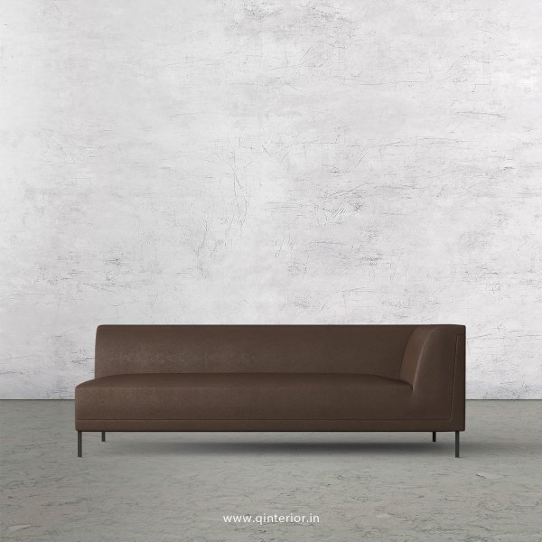 Luxura 3 Seater Modular Sofa in Fab Leather Fabric - MSFA006 FL16