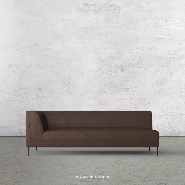 Luxura 3 Seater Modular Sofa in Fab Leather Fabric - MSFA003 FL16