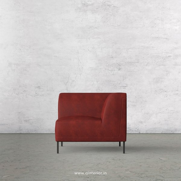 Luxura 1 Seater Modular Sofa in Fab Leather Fabric - MSFA004 FL17