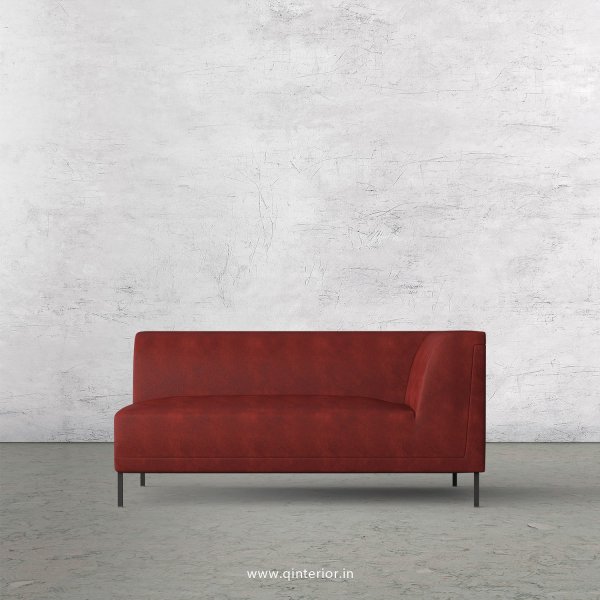 Luxura 2 Seater Modular Sofa in Fab Leather Fabric - MSFA005 FL17