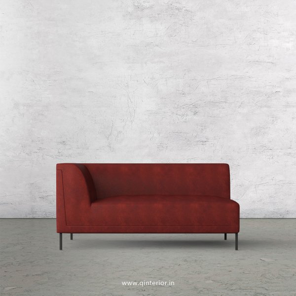Luxura 2 Seater Modular Sofa in Fab Leather Fabric - MSFA002 FL17