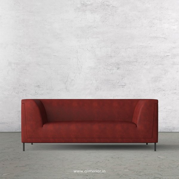 LUXURA 2 Seater Sofa in Fab Leather Fabric - SFA017 FL17