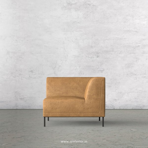 Luxura 1 Seater Modular Sofa in Fab Leather Fabric - MSFA004 FL02