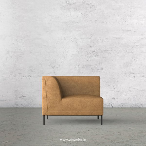 Luxura 1 Seater Modular Sofa in Fab Leather Fabric - MSFA001 FL02