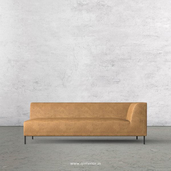 Luxura 3 Seater Modular Sofa in Fab Leather Fabric - MSFA006 FL02