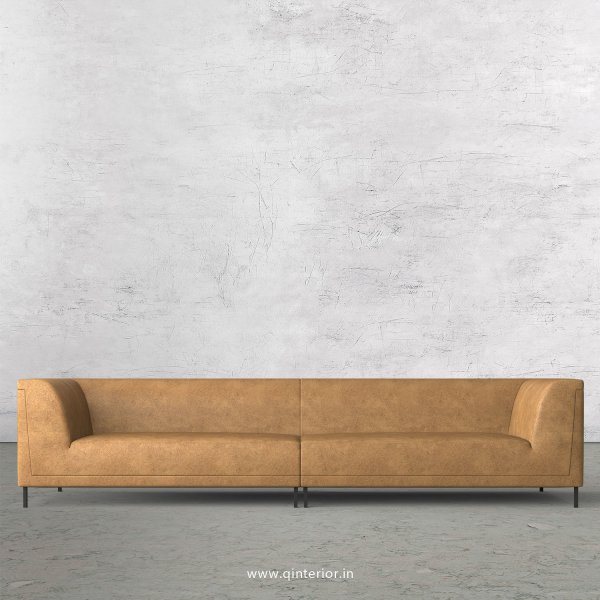 LUXURA 4 Seater Sofa in Fab Leather Fabric - SFA017 FL02