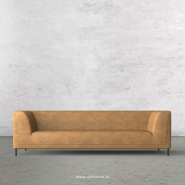 LUXURA 3 Seater Sofa in Fab Leather Fabric - SFA017 FL02