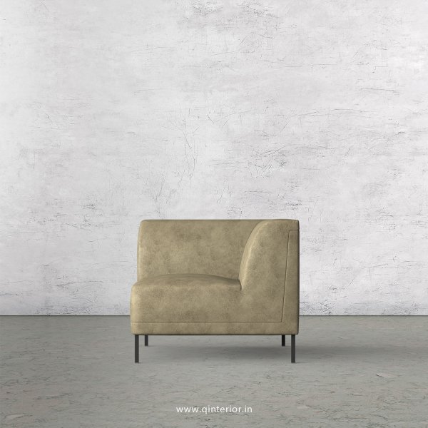 Luxura 1 Seater Modular Sofa in Fab Leather Fabric - MSFA004 FL03