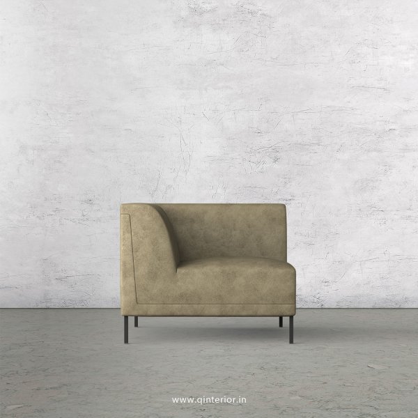 Luxura 1 Seater Modular Sofa in Fab Leather Fabric - MSFA001 FL03