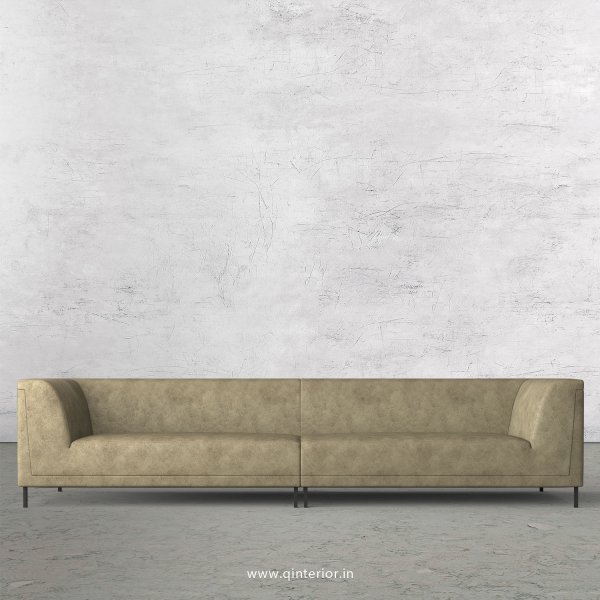 LUXURA 4 Seater Sofa in Fab Leather Fabric - SFA017 FL03