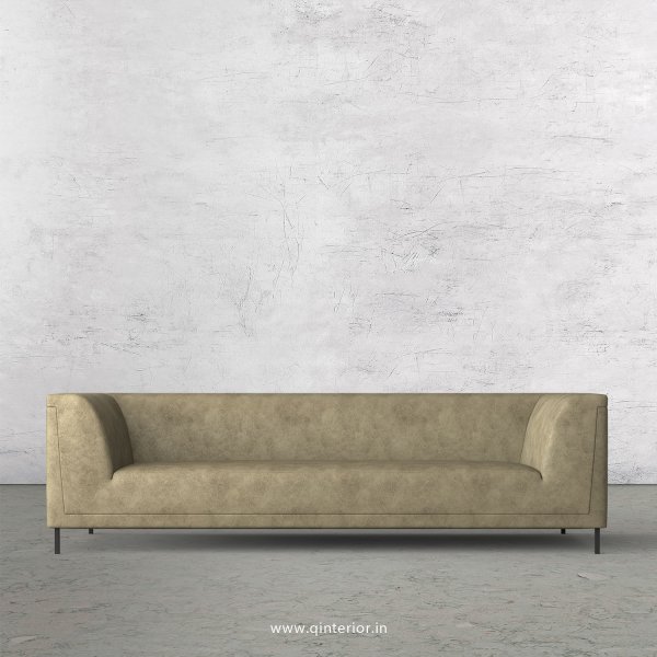LUXURA 3 Seater Sofa in Fab Leather Fabric - SFA017 FL03