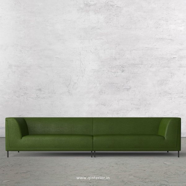 LUXURA 4 Seater Sofa in Fab Leather Fabric - SFA017 FL04