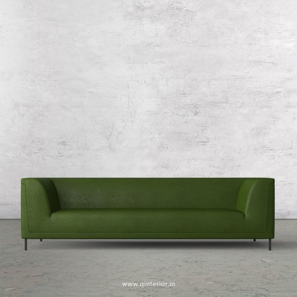 LUXURA 3 Seater Sofa in Fab Leather Fabric - SFA017 FL04