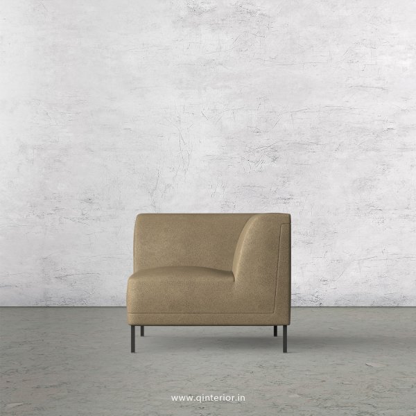 Luxura 1 Seater Modular Sofa in Fab Leather Fabric - MSFA004 FL06