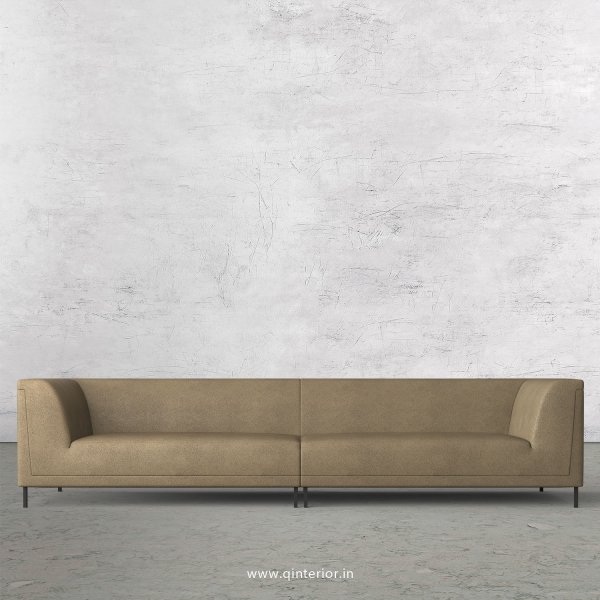 LUXURA 4 Seater Sofa in Fab Leather Fabric - SFA017 FL06