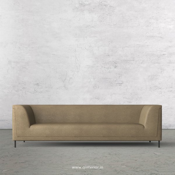 LUXURA 3 Seater Sofa in Fab Leather Fabric - SFA017 FL06
